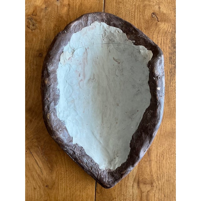 Brown Vintage Italian Scagliola Pigmented Plaster Turtle Shell For Sale - Image 8 of 12