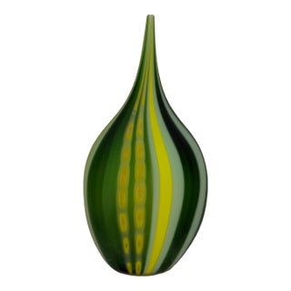 Circa 2005 David Patchen Handblown Vase, Signed For Sale