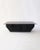Black coal coffee table, osb and a smoked glass, furniture by arthur bitsch dimensions: w 120 x d 65 x h 35.5 cm....