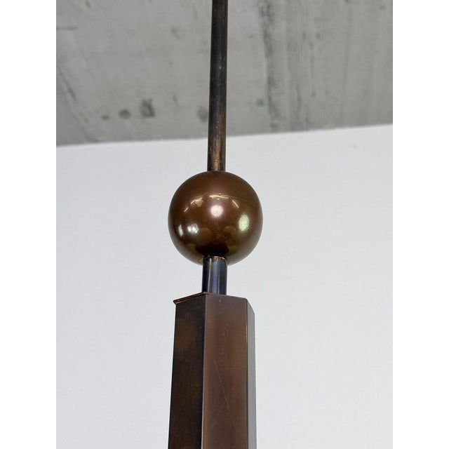 Czechoslovak Art Deco Rondocubist Geometric Chandelier, 1930s For Sale - Image 12 of 14