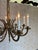 Art Deco Brass and Bronze French 1920's Eight Arm Chandelier For Sale In New York - Image 6 of 12