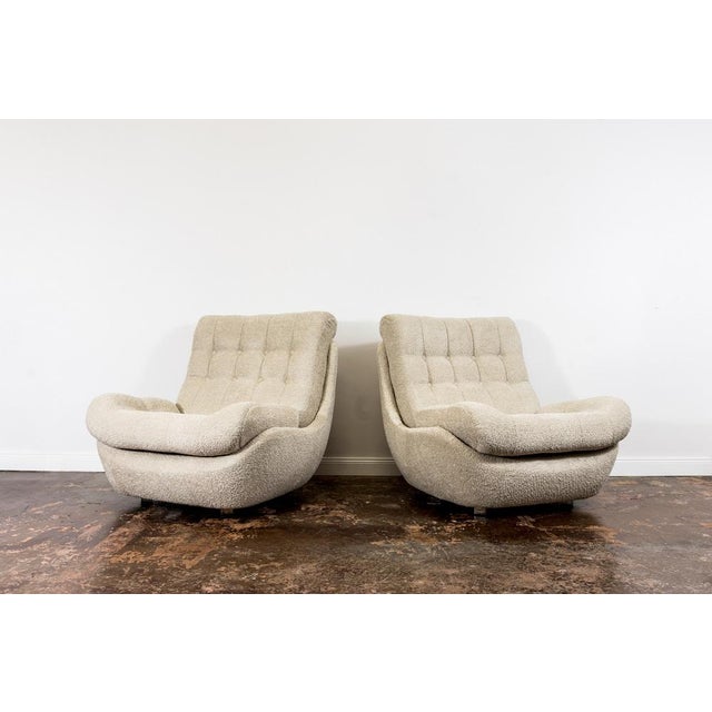 1970s Set of Space Age Atlantis Lounge Chairs, Former Czechoslovakia, 1970s For Sale - Image 5 of 18