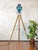 Wood Vintage Industrial Theater Spotlight Floor Lamp from A.E. Cremer, 1950s For Sale - Image 7 of 17