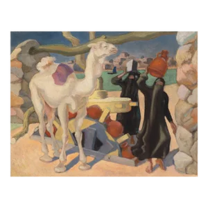 'The White Camel' by Anton Hansen, Circa 1935, Paris, Cairo, Danish Modernism, De Tretten, Group of Thirteen