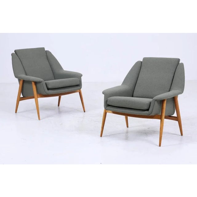 Mid-Century Olive Armchair by Wilhelm Knoll for Cassina, 1960s For Sale - Image 11 of 11