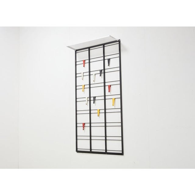 Black Servo Muto Coat Rack by Tjerk Reijenga for Pilastro, Netherlands, 1950s For Sale - Image 8 of 8