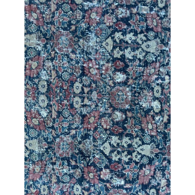 Antique Distressed Farahan Rug, 1890s For Sale - Image 4 of 18