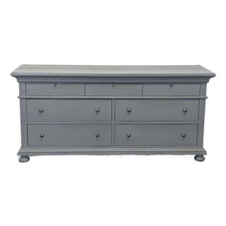 Restoration Hardware St. James 7-Drawer Gray Dresser For Sale