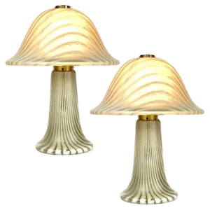 Large Mushroom Table Lamp attributed to Peill Putzler, 1970s