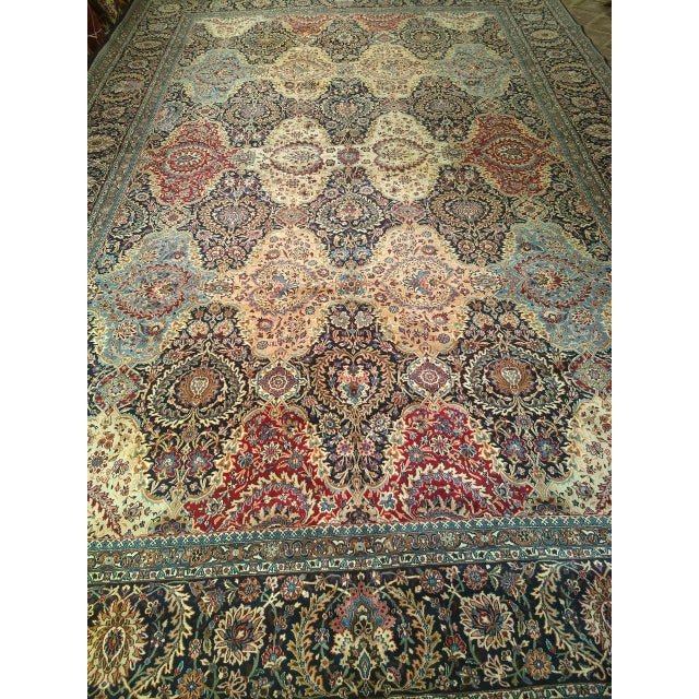 Mid 20th Century Kerman Rug For Sale - Image 11 of 18