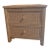 1980s Coastal White Henry Link Wicker Nightstand by Lexington For Sale
