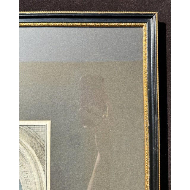 Gray 1741 Hand Colored Engraving of Henry Boyle, Lord Carleton by Jacobus Houbraken For Sale - Image 8 of 10