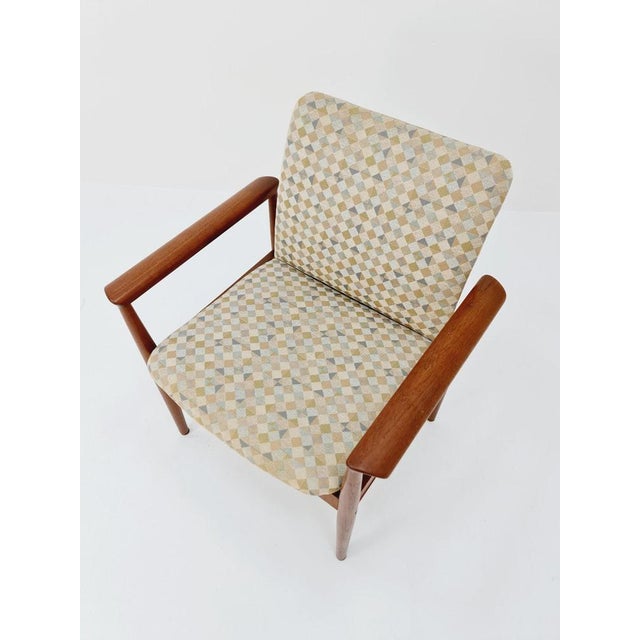 Danish Teak Armchair by Finn Juhl for France & Son, 1960s For Sale - Image 4 of 11