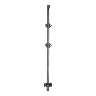 Vintage 18 In. Steel Surface Door Bolt For Sale