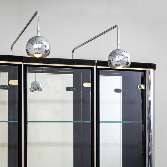 Hollywood Regency Bar with Counter, 1970s, Set of 4 For Sale - Image 11 of 16