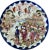 Blue 1920's Antique Asian Blue Japanese Chinoiserie Hand Painted Traditional Geisha Girl & Pagoda Plates & Small Bowls - A 23 Piece Set For Sale - Image 8 of 9