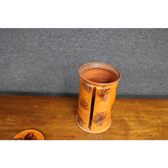 David T. Smith Studio Pottery Stoneware Paper Towel Holder For Sale - Image 9 of 9