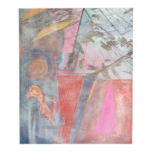 Abstract Oil on Canvas Painting by Anthony Louis Popcheff