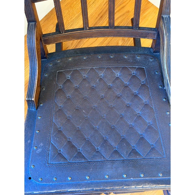 Antique Rocker Circa 1900 For Sale - Image 4 of 5