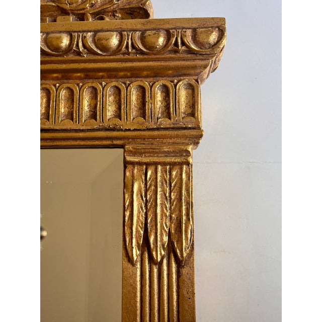 Vintage Pier Gilt Wood Beveled Mirror For Sale - Image 14 of 15
