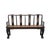 Antique Hand-Carved Solid Elmwood Bench for Mudroom, Entry or Bedroom For Sale - Image 10 of 11