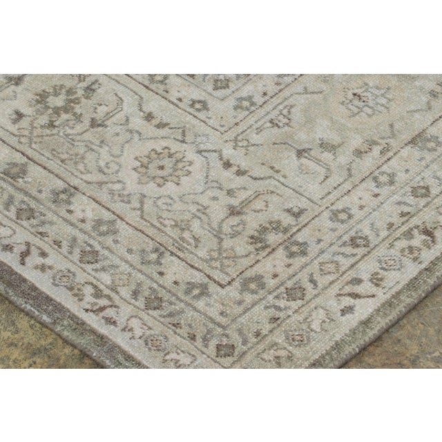 2010s Rug & Kilim’s Persian-Inspired Rug, Floral Patterns in Brown and Gray Tones For Sale - Image 5 of 7