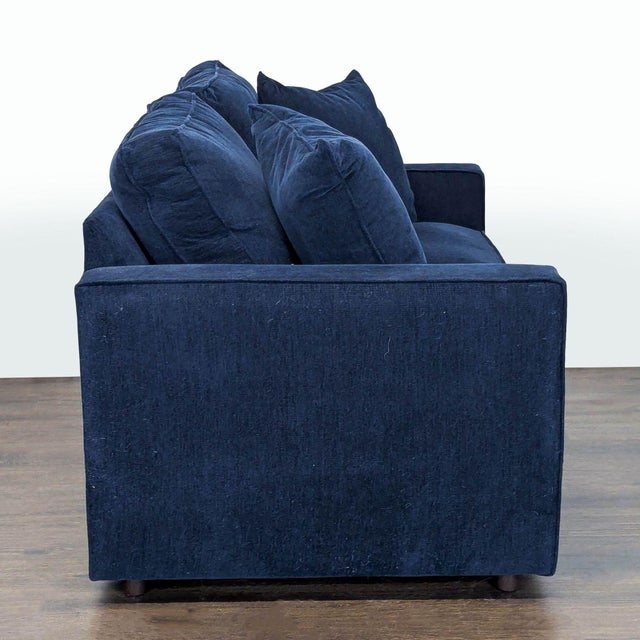 Room & Board Room and Board York Navy Blue Loveseat - Modern and Comfortable For Sale - Image 4 of 9