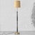 Mid-Century Brass and Silk Floor Lamp from Upsala Armaturfabrik, Sweden, 1960s For Sale - Image 12 of 12