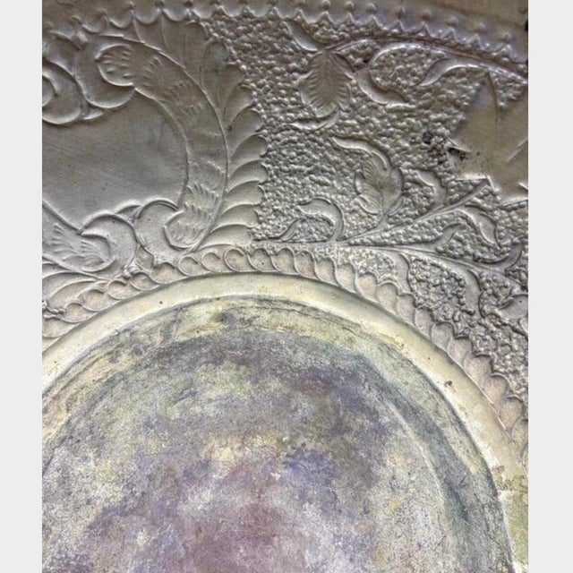 Japanese Silver-Plated Decorative Bowl on Foot, 1870s For Sale - Image 11 of 16