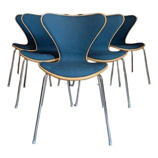 Sjuan Chairs by Arne Jacobsen for Fritz Hansen, Set of 6 For Sale