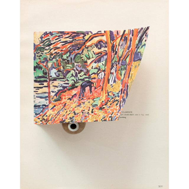 1950s 1950 After Maurice De Vlaminck "Landscape With Dead Wood", German Edition Offset Lithograph For Sale - Image 5 of 8