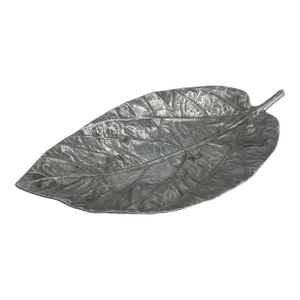 Vintage Virginia MetalCrafters Coconut Leaf Tray