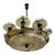 Art Deco Alabaster and Brass 8-Arm Chandelier, 1930s For Sale - Image 17 of 17