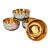 1950s Japanese Chinoiserie Gilt Floral Salt Cellars – Set of 4 For Sale