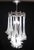 Murano Glass White Chandelier “Calle” by Venini, 1970 For Sale - Image 10 of 12