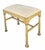 Small Antique French Painted Vanity Bench For Sale - Image 4 of 5