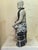 Ceramic Chinese Vintage Ceramic Buddhist Sculpture,Hand Carved Blue and White Porcelain the Eighteen Arhats Statue For Sale - Image 7 of 8