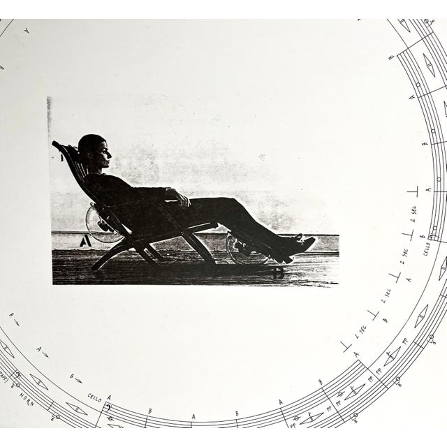 Bernhard Leitner, Austrian Sound Space Architect Bernhard Leitner Photo Mechanical Print Signed, 1975-1976 For Sale - Image 4 of 10