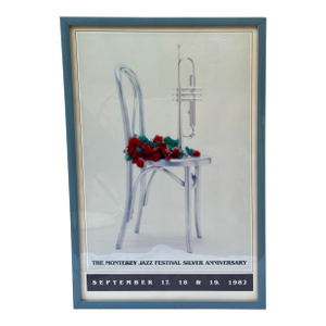 1980s Monterey Jazz Festival 25th Anniversary Poster