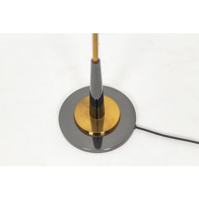 Contemporary Quasar Floor Lamp in Gilt and Iridescent Metal, 20th Century, from Maison Charles For Sale - Image 3 of 7