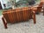 Vintage Scandinavian Living Room Set in Teak and Fabric, 1970s, Set of 2 For Sale - Image 11 of 12