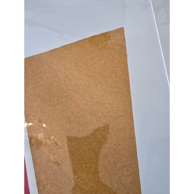 Vintage Signed Artist Proof Mid Century Modern Lithograph For Sale - Image 4 of 7