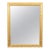 Midcentury French Giltwood Mirror with Carved Bamboo Motifs and Beveled Plate For Sale