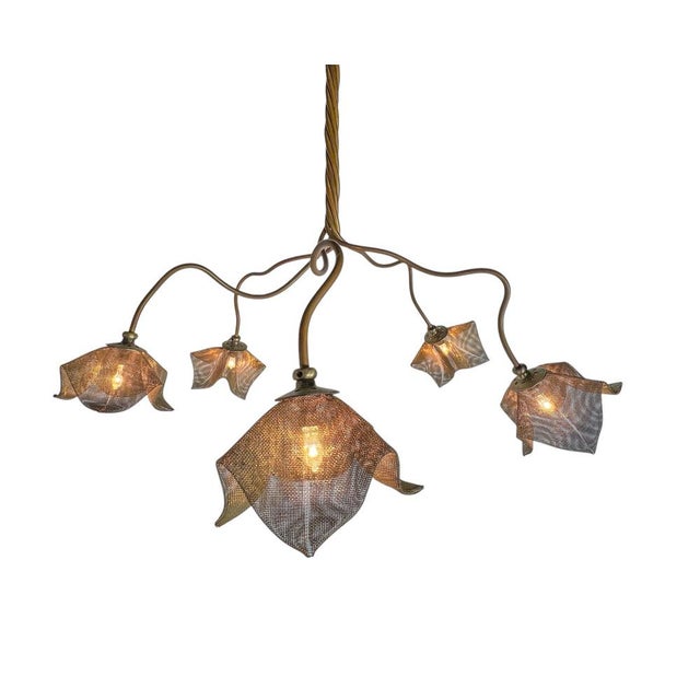 Breeze Pendant Chandelier, 1970s For Sale - Image 10 of 11