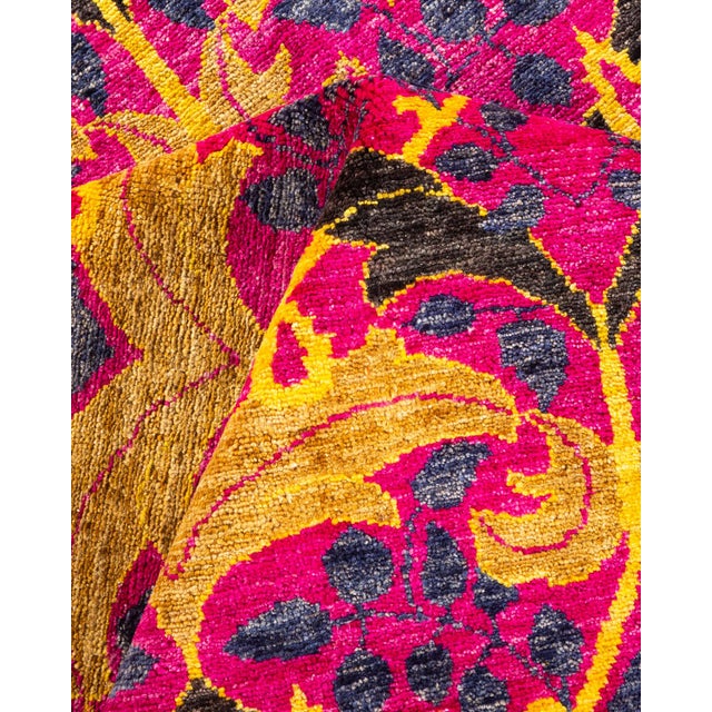 Textile Arts & Crafts Hand-Knotted Area Rug - Purple, 8' 0" x 10' 0" For Sale - Image 7 of 8