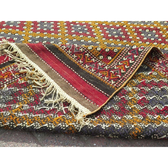 Nomadic Vintage Kilim -64"x102" For Sale - Image 12 of 12