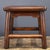 Vintage Chinese Ming Style African Rosewood Square Stool With Rich Grain For Sale - Image 4 of 9