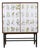 Vintage Cabinet with Nordens Flora Illustrations in the style of Josef Frank, 1960s For Sale