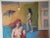 -Interesting, impressionist style figurative / portrait painting by artist GERALDINE (GERRIE) CUFF, depicting two nude...