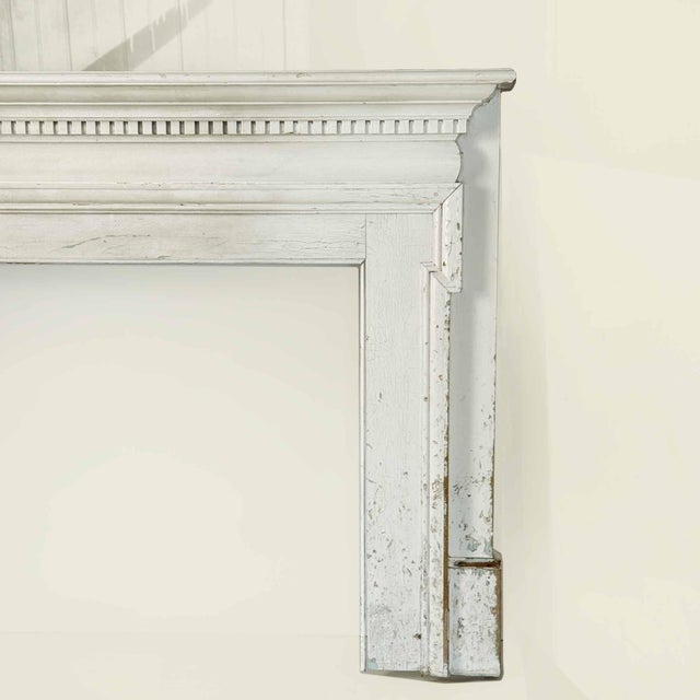 Early 20th Century Antique Wooden Mantel - English Style For Sale - Image 5 of 7